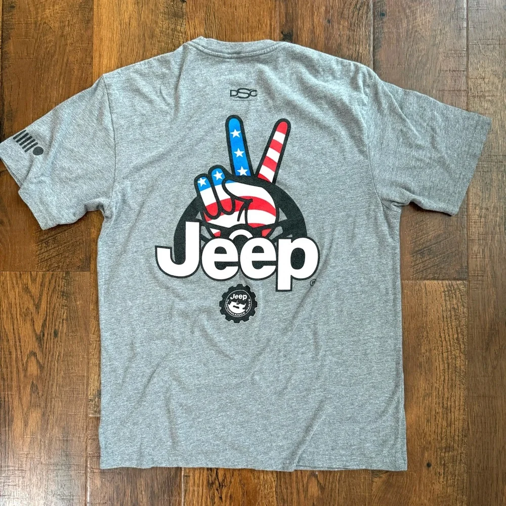 JEEP ✌️grey short sleeve tee shirt, size M/L*